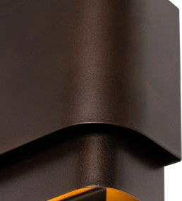 Смарт аплик за стена тъмен бронз 2 лампи вкл. 2 Wifi G9 - Coen