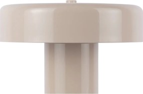 Бежова метална настолна лампа (височина 26 cm) Riqueza Palo – Leitmotiv