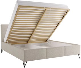 Облегнато легло Loren-Бежово-180 x 200