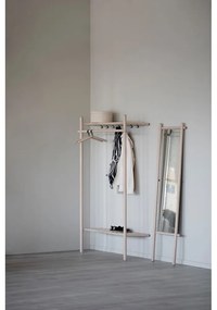 Комплект за антре от дъбова дървесина в естествен цвят Milford - Rowico