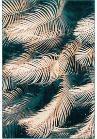 Вълнен килим в бензинов цвят 133x180 cm Areca - Agnella