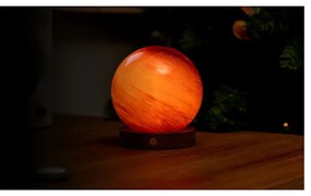 Тъмнокафява светлинна декорация с USB ø 12 cm Sand Storm – Gingko