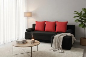 Ъгъл диван Lamor-Black - Red