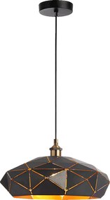 Пендел CATANIA, черен/злато, 1xE27