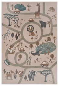 Бежов детски килим 120x170 cm Animal Park - Hanse Home