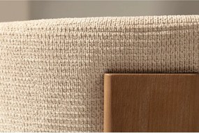 Кремави тапицирани трапезни столове в комплект 2 бр. Nadia – MOME