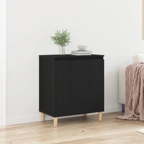 Sonata H Сайдборд Черен Дъб 60x35x70 см Инженерна Дървесина
