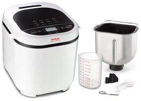 Хлебопекарна Tefal Pain Dorе PF210138, 700W, 1000/750/500 гр., 3 степени на изпичане, 12 Програми, Бял