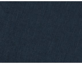 Тъмносин сгъваем/с място за съхранение ъглов диван (ляв ъгъл/L форма) Fuji – Bobochic Paris