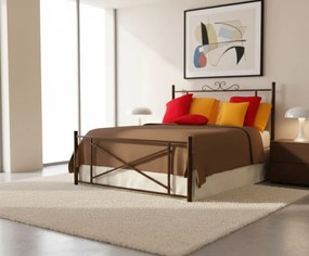 Легло Orion-90x200-Brown Σφυρίλατο-Με ποδαρικό
