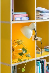 Бежова метална настолна лампа (височина 33,5 cm) New Retro – Leitmotiv