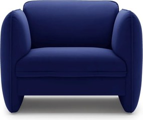 Синьо кадифено кресло Georgia – Micadoni