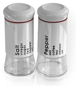 Top - Стъклени солници 2бр бели 150мл (81111SP)