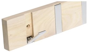 Стенна закачалка от масивен дъб естествена Confetti – Rowico