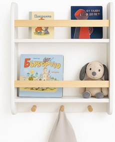 GINGER HOME Органайзер/етажерка за стена WHITE