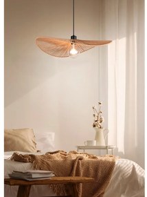 Матово черно висящо осветително тяло ø 58 cm Laurine – Trio