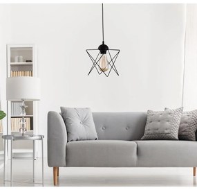 Черно висящо осветително тяло – Opviq lights