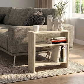 Gola melamine bedside table in walnut color 45x30x58см.