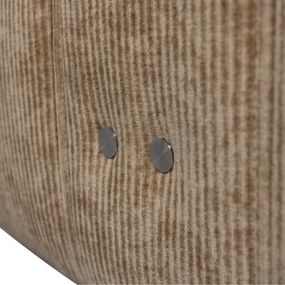 Светлокафяво кресло с регулируем наклон от рипсено кадифе Hein – WOOOD