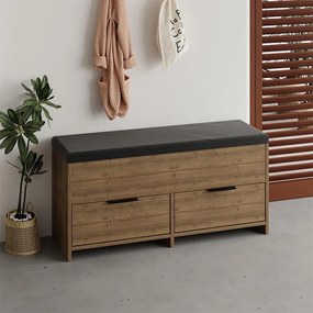 Меламинов пейка за обувки Cove в светлокафяв цвят 106x34x51.5см.