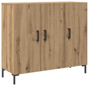 857315 vidaXL Сайдборд, дъб артизан, 90x34x80 см, инженерно дърво