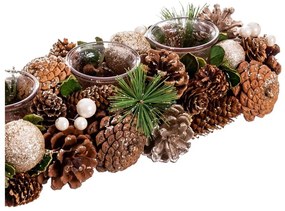 Свещник от пластмаса и стъкло - Casa Selección