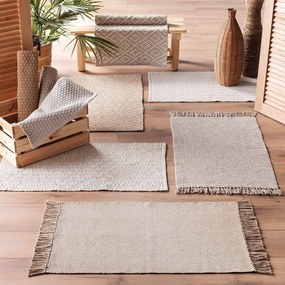 Бежов килим подходящ за пране 50x80 cm Pietro – douceur d'intérieur