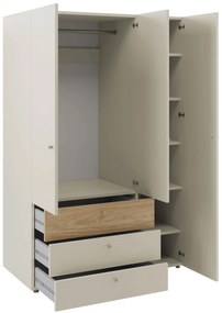 Гардероб Yuki 3-врати-Корал