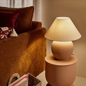 Настолна лампа atmosphera Seiya, Керамика, Теракота, 38 cm