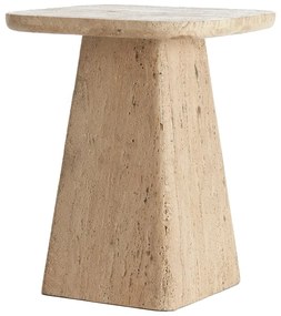 Странична масичка с скаменен плот за маса 40x40 cm Kepami – Light &amp; Living