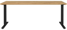 Работна маса с електрическо регулиране на височината с дъбов плот 80x180 cm Lissabon – Germania
