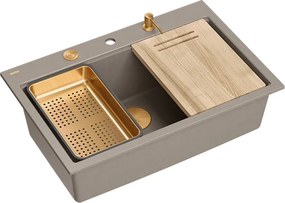 гранитна мивка MARC 110 WORKSTATION Beige