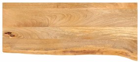 370418 vidaXL Плот за маса, жив ръб, 80x20x2,5 см, масивно дърво манго