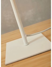Бяла настолна лампа с метален абажур (височина 31 cm) Perth – it's about RoMi
