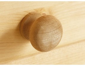 Витрина от масивен бор в естествен цвят 180x35 cm Lisa – Støraa