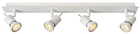 Lucide 17990/20/31 - LED спот TWINNY-LED 4xGU10/4,5W/230V бял 63 см