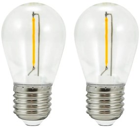 КОМПЛЕКТ 2x LED Крушка PARTY E27/0,5W/36V 2200K