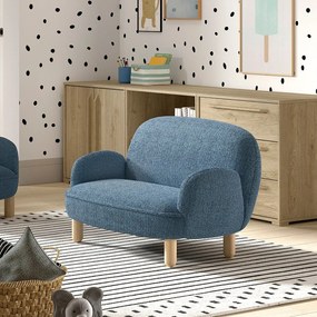 Бежов детски диван от букле 89 cm Rocky – Vipack