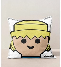Детска възглавница със смес от лен – Playmobil