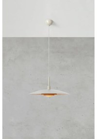 Бежово висящо осветително тяло с метален абажур ø 57 cm Piny – Markslöjd