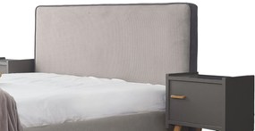 Тапицирано легло Ritz-Gkri Anoixto-150 x 200-Με μηχανισμό ανύψωσης