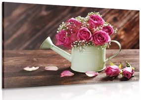 Картина на платно – Роза в лейка