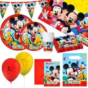 Комплект Празнични Артикули Mickey Mouse 66 Части