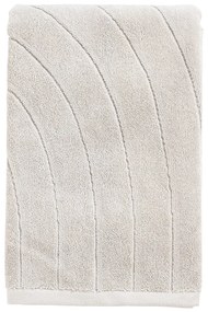 Светлосива памучна хавлиена кърпа от тери 70x140 cm Time – Zone