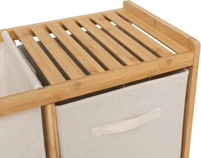 Етажерка 5five Tidy Box, С 1 кош за пране и 2 коша за съхранение, Бамбук
