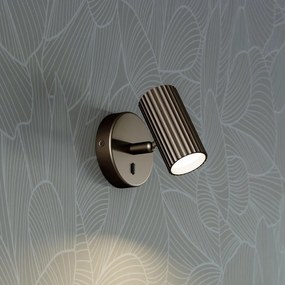 Eglo 902035 - Стенно точково осветително тяло PORTILLO 1xGU10/5W/230V кафяво