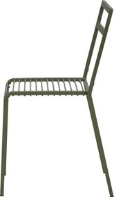 Зелен градински стол метален Oto – noo.ma