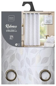 Бяло перде 140x260 cm Duchesse – douceur d'intérieur