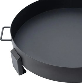 Градинска камина от чугун 60 см - преносима камина за дърва в градината