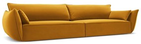 Кадифен диван в цвят горчица 248 cm Vanda – Mazzini Sofas
